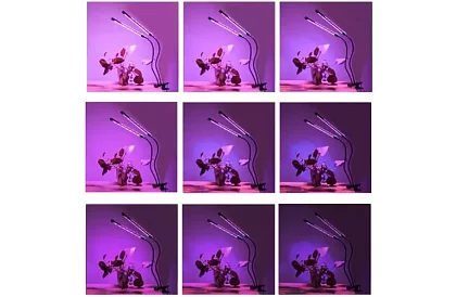 LED lampa pre rast rastlín DUO – s časovačom a ovládaním