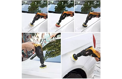 Leštiace huby na vŕtačku 80 mm – sada 12 prvkov