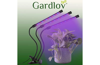 LED lampa pre rast rastlín TRIO – s časovačom a ovládaním