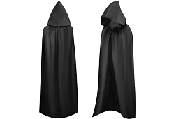 Dlhý plášť s kapucňou