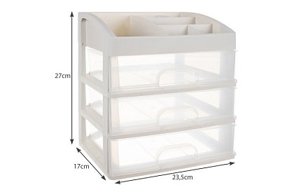 Univerzálny organizér na kozmetiku