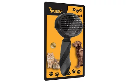 Samočistiaci vyčesávací kartáč na srsť