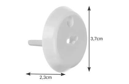 Bezpečnostné záslepky elektrických zásuviek – 15 ks