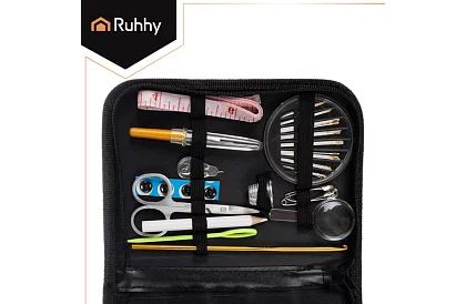 Šijací súprava 129 prvkov – cestovné šitiečko