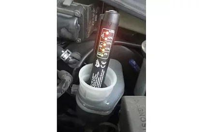 LED tester brzdovej kvapaliny