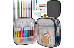 XXL súprava na háčkovanie 85 dielov v puzdre