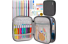 XXL súprava na háčkovanie 85 dielov v puzdre