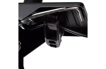 LED lampa na písací stôl s kovovým klipom – čierna