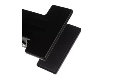 LED lampa na písací stôl s kovovým klipom – čierna