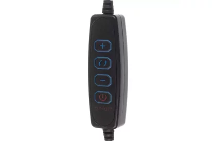 LED lampa na písací stôl s kovovým klipom – čierna