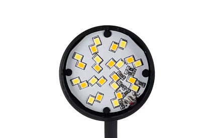 LED lampa na písací stôl s kovovým klipom – čierna
