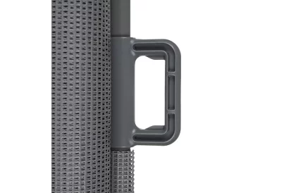 Výsuvná bezpečnostná roleta do dverí – šedá - 157 cm