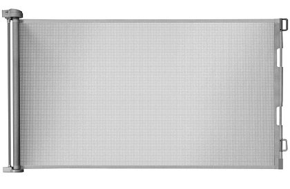 Výsuvná bezpečnostná roleta do dverí – šedá - 157 cm