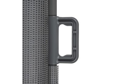 Výsuvná bezpečnostná roleta do dverí – šedá - 157 cm