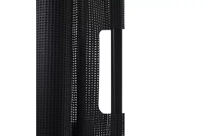 Výsuvná bezpečnostná roleta do dverí – čierna – 157 cm