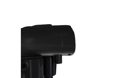 Výsuvná bezpečnostná roleta do dverí – čierna – 157 cm