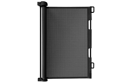 Výsuvná bezpečnostná roleta do dverí – čierna – 157 cm