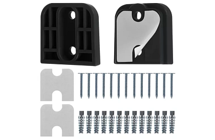 Výsuvná bezpečnostná roleta do dverí – čierna – 157 cm