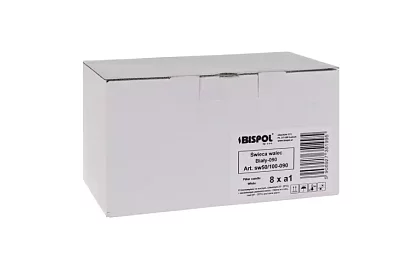 Biela valcová sviečka 10x5 cm – sada 8 kusov