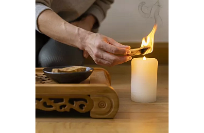 Biela valcová sviečka 10x5 cm – sada 8 kusov