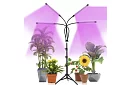 LED lampa pre rast rastlín Quattro – s časovačom a diaľkovým ovládaním