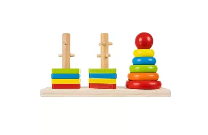 Drevené skladačky pre deti – triedič tvarov