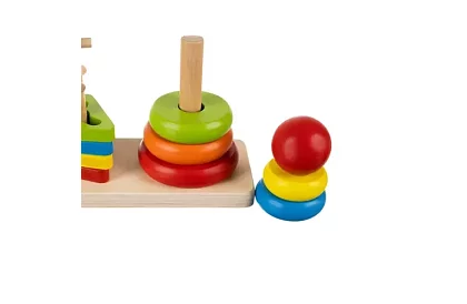 Drevené skladačky pre deti – triedič tvarov