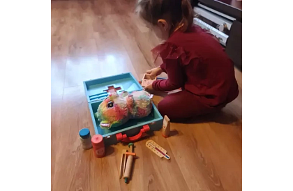 Detský lekársky kufrík s príslušenstvom – malý doktor