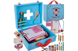 Detský lekársky kufrík s príslušenstvom – malý doktor