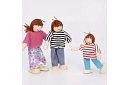 Drevené bábiky do detského domčeka – 7 ks