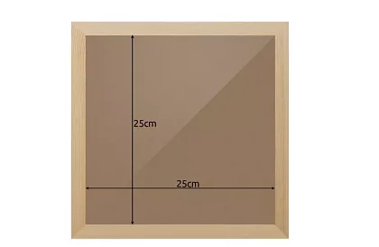 Rám na obrazy 28,5 × 28,5 cm – borovica