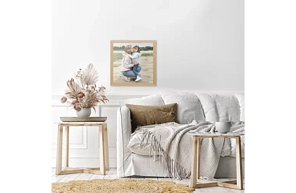 Rám na obrazy 28,5 × 28,5 cm – borovica