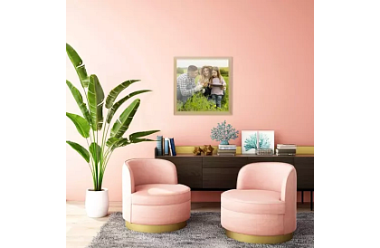 Rám na obrazy 28,5 × 28,5 cm – borovica