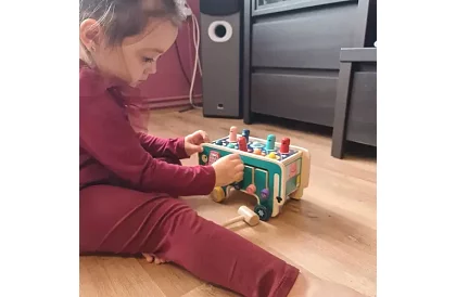 Drevená zatĺkačka - Slon