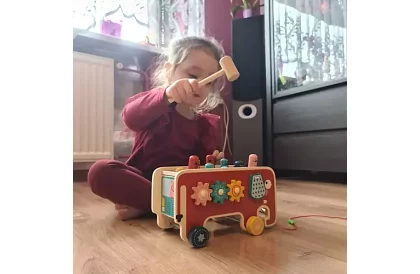 Drevená zatĺkačka - Slon