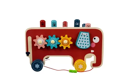 Drevená zatĺkačka - Slon