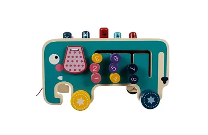 Drevená zatĺkačka - Slon