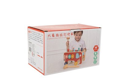 Drevená zatĺkačka - Slon