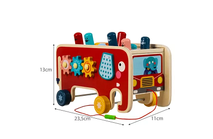 Drevená zatĺkačka - Slon