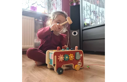 Drevená zatĺkačka - Slon