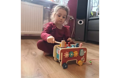 Drevená zatĺkačka - Slon