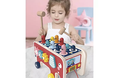 Drevená zatĺkačka - Slon