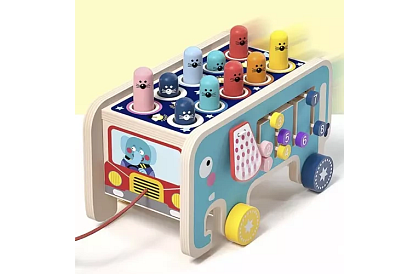 Drevená zatĺkačka - Slon