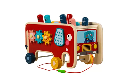 Drevená zatĺkačka - Slon