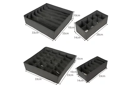 Organizér na spodné prádlo – sada 4 ks