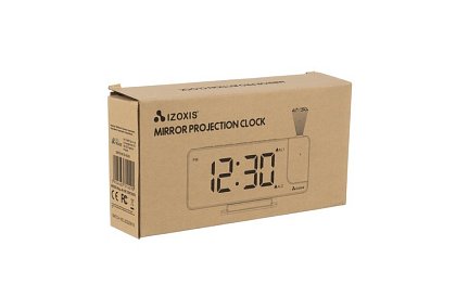 Zrkadlové hodiny s budíkom a projektorom