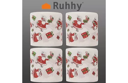 Toaletný papier 4 kusy – vianočná tematika