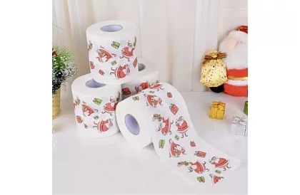Toaletný papier 4 kusy – vianočná tematika