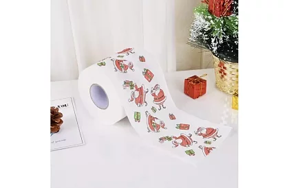 Toaletný papier 4 kusy – vianočná tematika