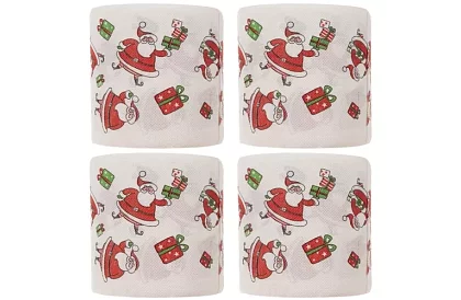 Toaletný papier 4 kusy – vianočná tematika